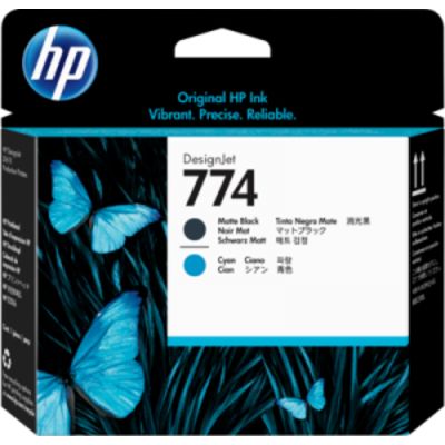 HP P2W01A (774) - Mattschwarz + Cyan - Druckerpatrone