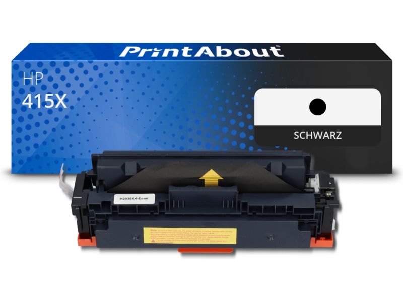PrintAbout Toner 415X (W2030X) Schwarz Hohe Kapazität für HP