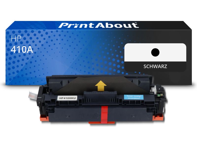 PrintAbout Toner 410A (CF410A) Schwarz für HP