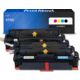 Toner kompatibel mit HP 410A (CF410A) - 4-farbig - Multipack