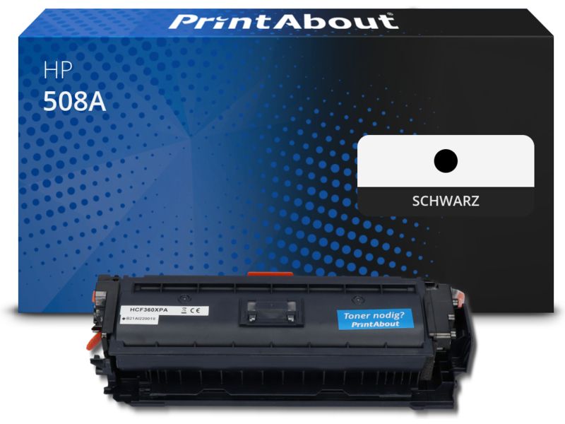 PrintAbout Toner 508A (CF360A) Schwarz für HP