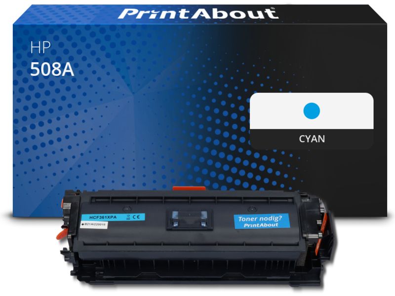 PrintAbout Toner 508A (CF361A) Cyan für HP