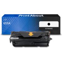 Toner kompatibel mit HP 655A (CF450A) - Schwarz