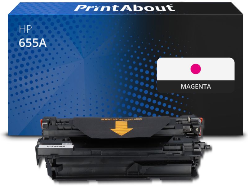 PrintAbout Toner 655A (CF453A) Magenta für HP