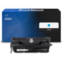 Toner kompatibel mit HP 656X (CF461X) - Cyan - Hohe Kapazität