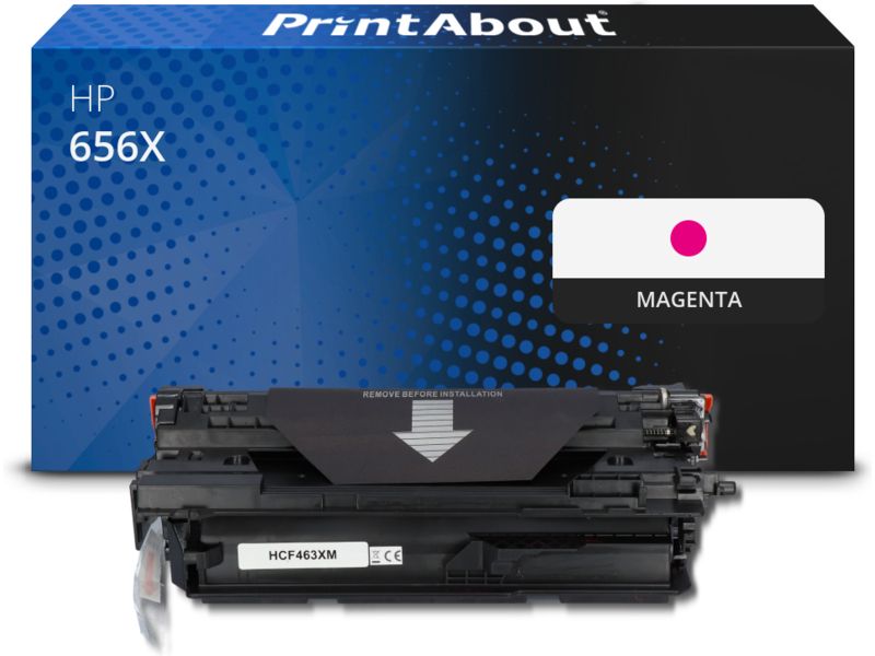 PrintAbout Toner 656X (CF463X) Magenta Hohe Kapazität für HP