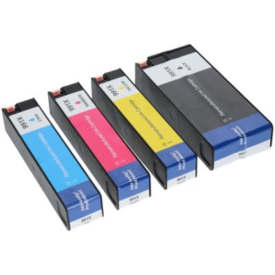 Druckerpatrone kompatibel mit HP 991X (M0K02AE + M0J90/94/98AE) - 4-farbig - Hohe Kapazität - Multipack