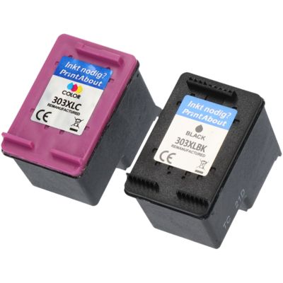Druckerpatrone kompatibel mit HP 303 (3YM92AE) - Schwarz + 3 Farben