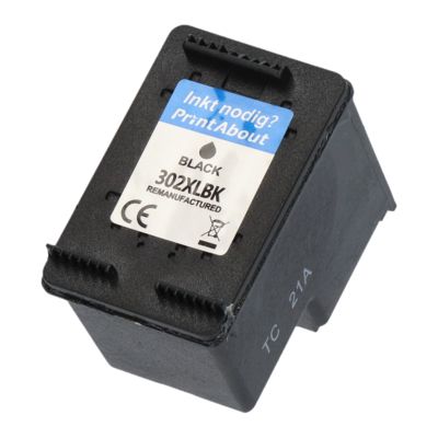 Druckerpatrone kompatibel mit HP 302 (F6U66AE) - Schwarz