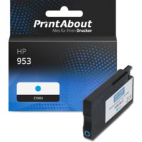 Druckerpatrone kompatibel mit HP 953 (F6U12AE) - Cyan