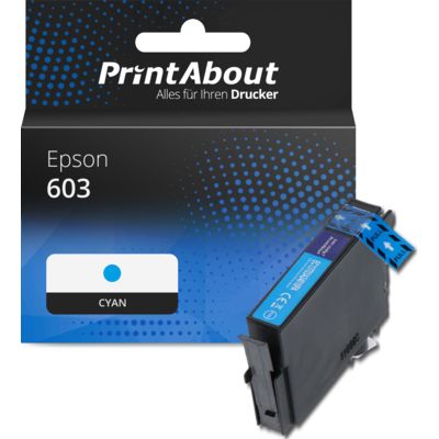 Druckerpatrone kompatibel mit Epson 603 (EC13T03U2401) - Cyan