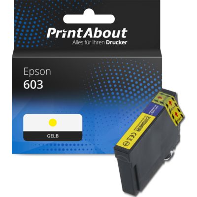 Druckerpatrone kompatibel mit Epson 603 (C13T03U44010) - Gelb