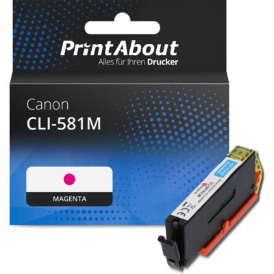Druckerpatrone kompatibel mit Canon CLI-581M - Magenta