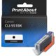 Druckerpatrone kompatibel mit Canon CLI-551BK - Schwarz