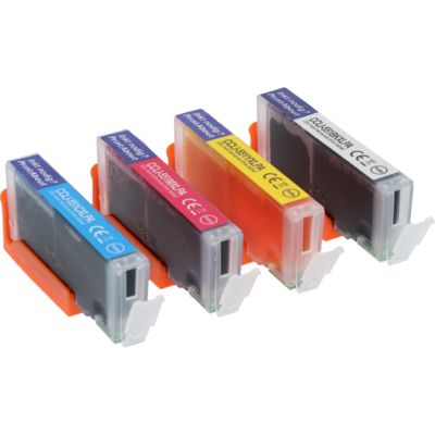 Druckerpatrone kompatibel mit Canon CLI-551 C/M/Y/BK - 4-farbig - Multipack