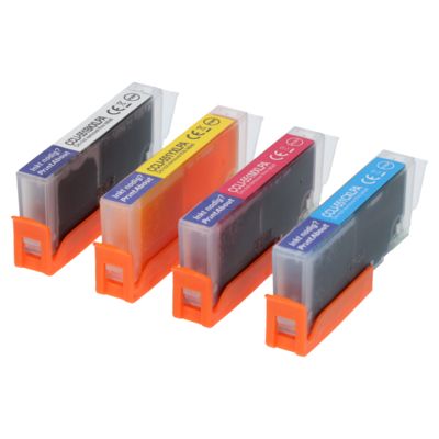 Druckerpatrone kompatibel mit Canon CLI-551 C/M/Y/BK - 4-farbig - Multipack