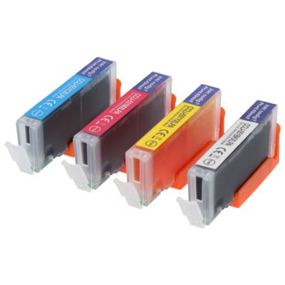 Druckerpatrone kompatibel mit Canon CLI-551 C/M/Y/BK - 4-farbig - Multipack