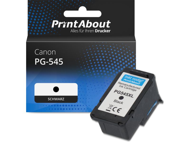 PrintAbout Druckerpatrone PG-545 Schwarz für Canon