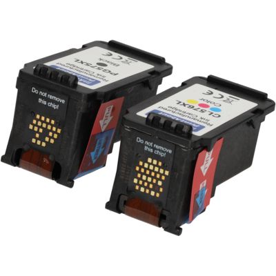 Druckerpatrone kompatibel mit Canon PG-545 / CL-546 - Schwarz + 3 Farben - Multipack