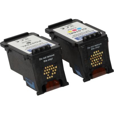 Druckerpatrone kompatibel mit Canon PG-545 / CL-546 - Schwarz + 3 Farben - Multipack