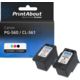 Druckerpatrone kompatibel mit Canon PG-560 / CL-561 - Schwarz + 3 Farben - Multipack