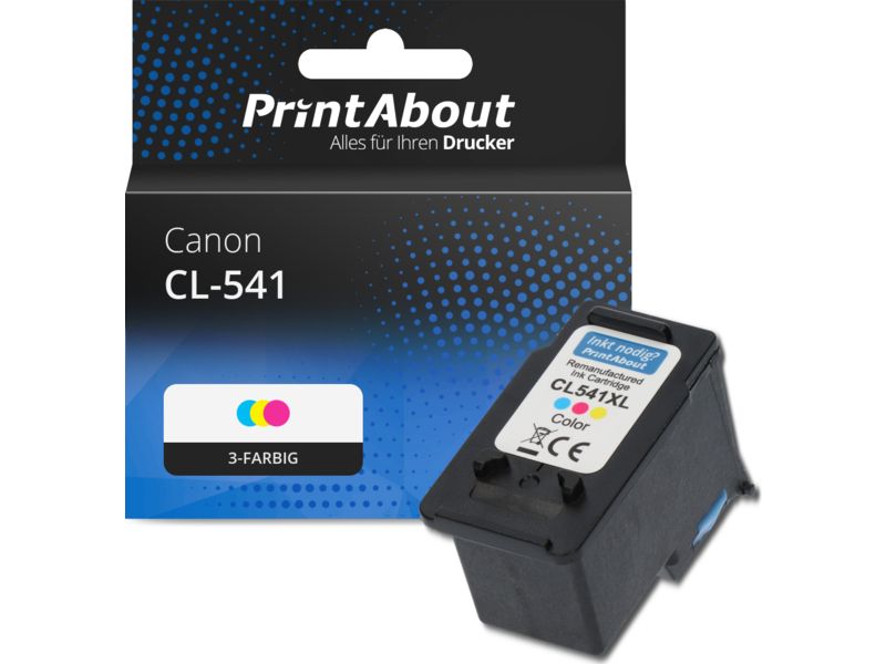 PrintAbout Druckerpatrone CL-541 3-farbig für Canon