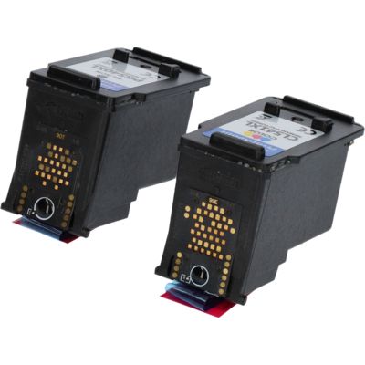 Druckerpatrone kompatibel mit Canon PG-540 / CL-541 - Schwarz + 3 Farben - Multipack