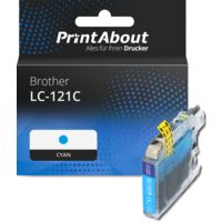 Druckerpatrone kompatibel mit Brother LC-121C - Cyan