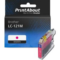 Druckerpatrone kompatibel mit Brother LC-121M - Magenta