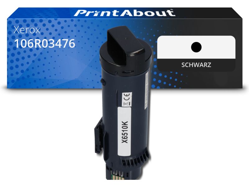 PrintAbout Toner 106R03476 Schwarz für Xerox
