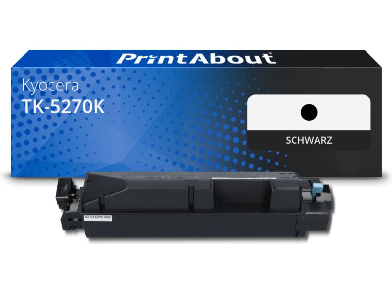 PrintAbout Toner TK-5270K Schwarz für Kyocera