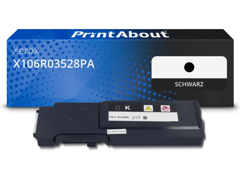 PrintAbout Toner X106R03528PA Schwarz für Xerox
