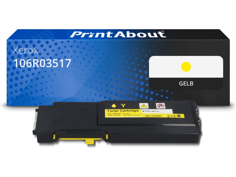 PrintAbout Toner 106R03517 Gelb für Xerox