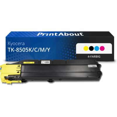 Toner kompatibel mit Kyocera TK-8505K/C/M/Y - 4-farbig - Multipack