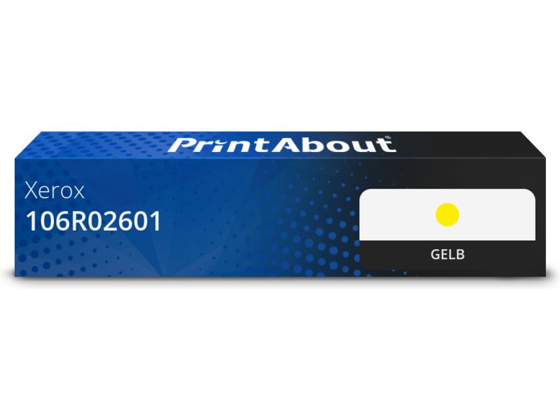 PrintAbout Toner 106R02601 Gelb für Xerox