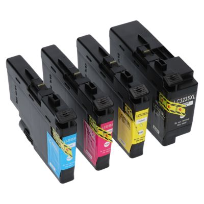 Druckerpatrone kompatibel mit Brother LC-3235XLBK/C/M/Y - 4-farbig - Multipack