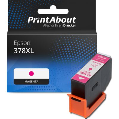 Druckerpatrone kompatibel mit Epson 378XL (C13T37934010) - Magenta - Hohe Kapazität