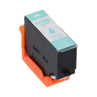 Druckerpatrone kompatibel mit Epson 378XL (C13T37954010) - Hellcyan - Hohe Kapazität