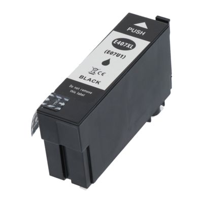 Druckerpatrone kompatibel mit Epson 407 (C13T07U1400) - Schwarz