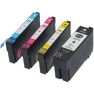 Druckerpatrone kompatibel mit Epson 407 (C13T07U41/42/43/440) - 4-farbig - Multipack