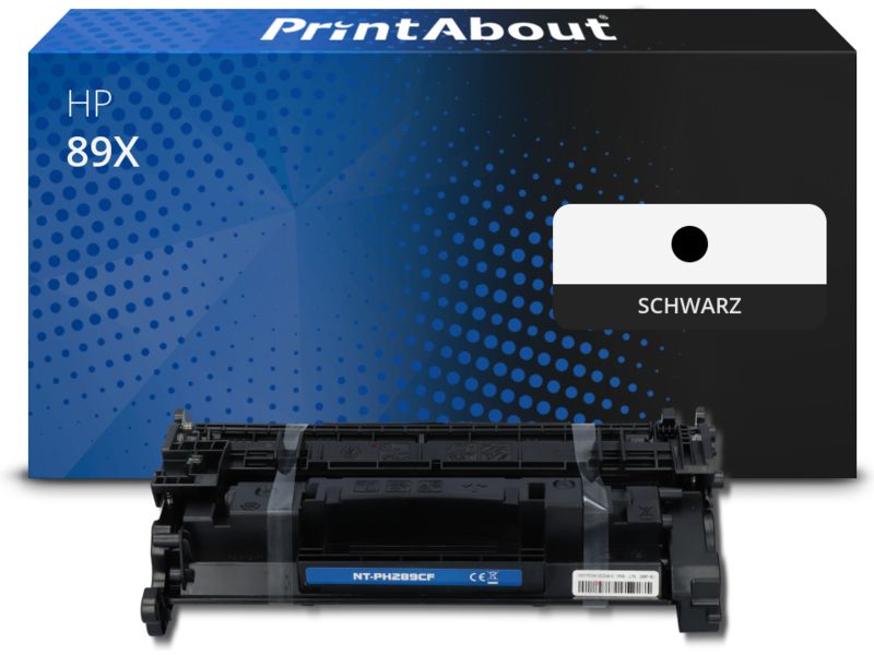 PrintAbout Toner 89X (CF289X) Schwarz Hohe Kapazität für HP