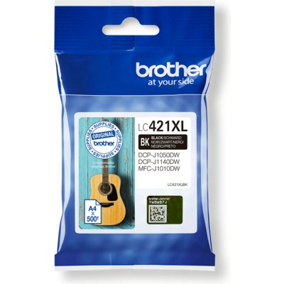 Brother LC-421XLBK - Schwarz - Druckerpatrone - Hohe Kapazität