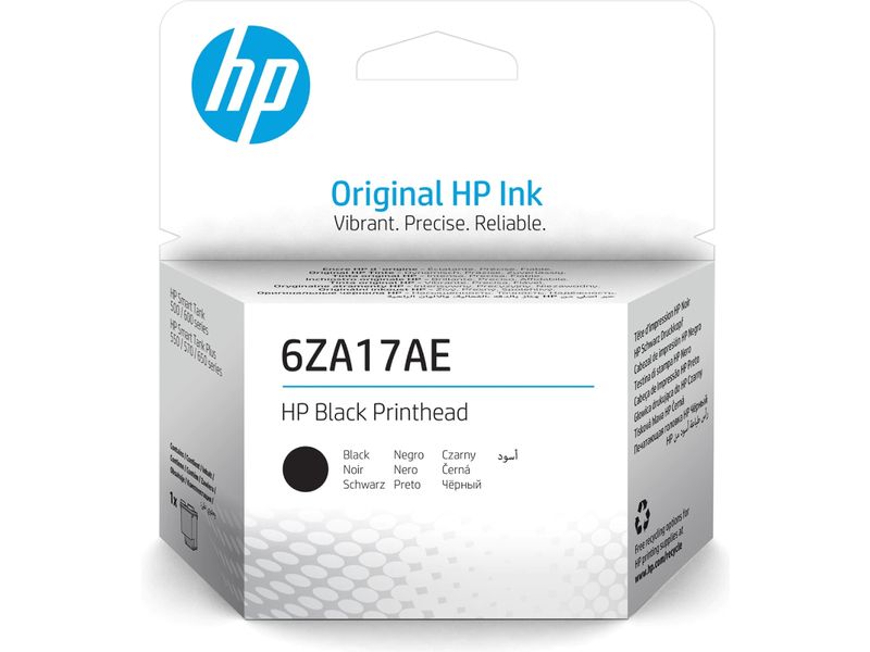 HP 6ZA17AE - Schwarz - Druckkopf