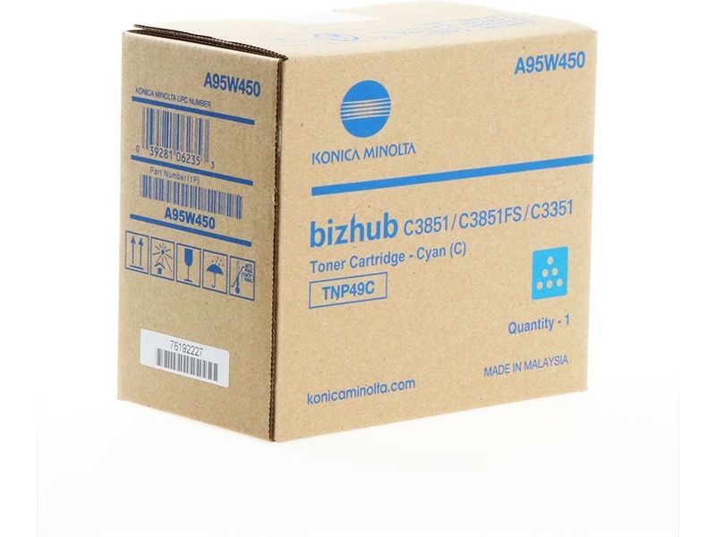 Konica Minolta A95W450 (TNP-49Y) - Cyan - Toner