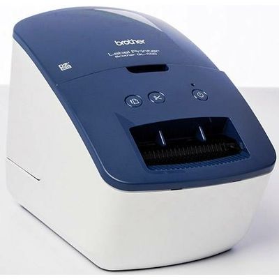 Brother QL-600B Etikettendrucker blau