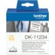 Brother DK- 11234 - Schwarz auf weiß - Etikett
