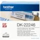 Brother DK-22246 - Schwarz auf weiß - Etikett