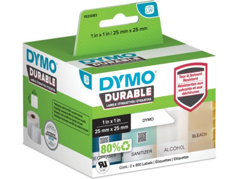 Dymo 1933083 - Schwarz auf weiß - Etikett