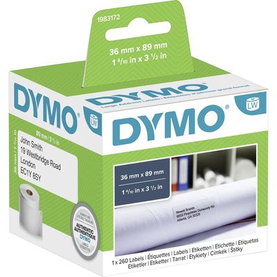 Dymo 1983172 - Schwarz auf weiß - Etikett