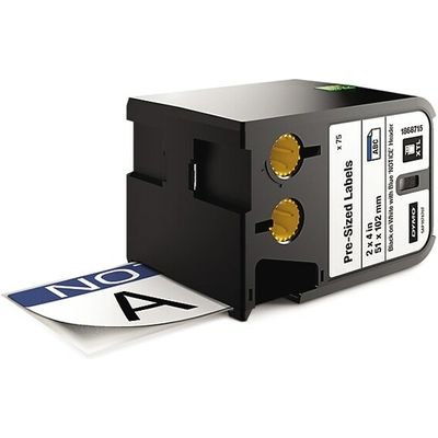 Dymo 1868715 - (51mm x 102mm) - Schwarz auf weiß - Etikett